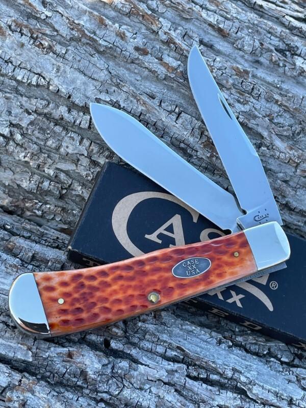 CASE XX ** 2016 ORANGE JIGGED BONE BOSE PANAMA TRAPPER