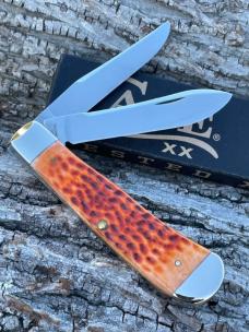 CASE XX ** 2016 ORANGE JIGGED BONE BOSE PANAMA TRAPPER