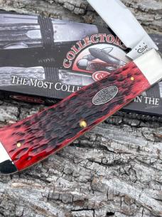 CASE XX ** 2013 CCC OLD RED JIGGED BONE BOSE BACK POCKET