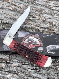 CASE XX ** 2013 CCC OLD RED JIGGED BONE BOSE BACK POCKET