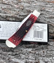 CASE XX ** 2013 CCC OLD RED JIGGED BONE BOSE BACK POCKET