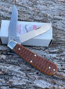 SCHATT & MORGAN ** LIGHT BROWN JIGGED BONE SWAY BACK TRAPPER
