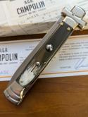  NIB 9inch-23cm A.G.A. Campolin Brazilian Horn Maltese Automatic lockback a super beautiful stiletto