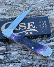 CASE XX ** 2023 PURPLE JIGGED BONE WHARNCLIFFE LARGE COPPERLOCK