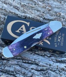CASE XX ** 2023 PURPLE JIGGED BONE WHARNCLIFFE LARGE COPPERLOCK