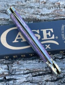 CASE XX ** 2023 PURPLE JIGGED BONE WHARNCLIFFE LARGE COPPERLOCK