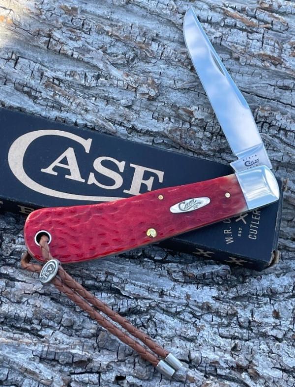CASE XX ** BOSE 2010 RED JIGGED BONE BACK POCKET W/LANYARD CASE XX ** BOSE 2010 RED JIGGED BONE BACK POCKET W/LANYARD