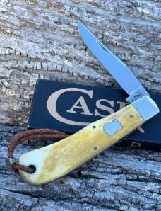 CASE XX ** BOSE 2011 SMOOTH ANTIQUE BONE BACK POCKET W/LANYARD