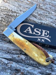 CASE XX ** BOSE 2011 SMOOTH ANTIQUE BONE BACK POCKET W/LANYARD