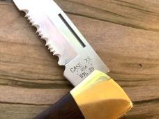 Mid 1980s Case xx Folding Hunter w/ Wood Handles in box & Sheath -NOS