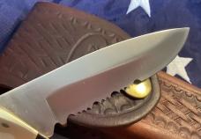 Mid 1980s Case xx Folding Hunter w/ Wood Handles in box & Sheath -NOS