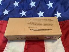 Mid 1980s Case xx Folding Hunter w/ Wood Handles in box & Sheath -NOS