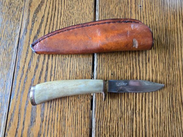 P.A.K. Martin J. Patterson Custom Fixed Blade Knife – Seward, Alaska with Sheath