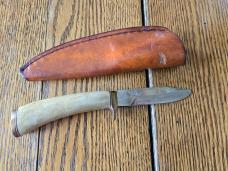 P.A.K. Martin J. Patterson Custom Fixed Blade Knife – Seward, Alaska with Sheath