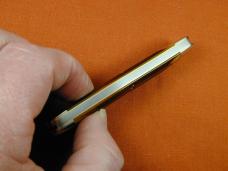 Great Eastern Cutlery GEC Burnt Orange Sawcut Bone Campfire Whittler Knife NIT USA Made 380225
