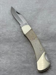 Vintage Parker Cutlery Co 1 Blade Lock Back Big Lou 1980 Folding Hunter (#11)
