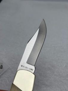 Vintage Parker Cutlery Co 1 Blade Lock Back Big Lou 1980 Folding Hunter (#11)