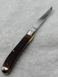 Vintage Schrade 194OT Old Timer 1 Blade Gunstock Trapper Liner Lock - Rare (#10)