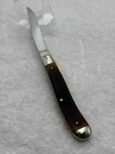 Vintage Schrade 194OT Old Timer 1 Blade Gunstock Trapper Liner Lock - Rare (#10)