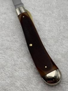 Vintage Schrade 194OT Old Timer 1 Blade Gunstock Trapper Liner Lock - Rare (#10)