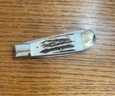 PARKER IMAI K77 "THE TRAPPER" STAG HANDLE POCKET KNIFE 