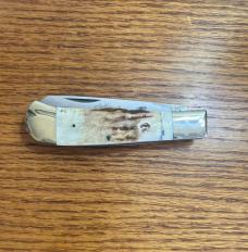 PARKER IMAI K77 "THE TRAPPER" STAG HANDLE POCKET KNIFE 