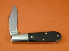 Schatt & Morgan Smooth Buffalo Horn Barlow Knife by Cooper Cutlery C69BH Clip Blade Made In USA 