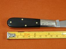 Schatt & Morgan Smooth Buffalo Horn Barlow Knife by Cooper Cutlery C69BH Clip Blade Made In USA 
