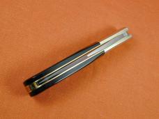 Schatt & Morgan Smooth Buffalo Horn Barlow Knife by Cooper Cutlery C69BH Clip Blade Made In USA 