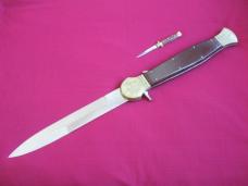RARE Giant CAMPOLIN Stiletto Italian DISPLAY Fulcrum Release Switchblade Knife