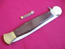 RARE Giant CAMPOLIN Stiletto Italian DISPLAY Fulcrum Release Switchblade Knife