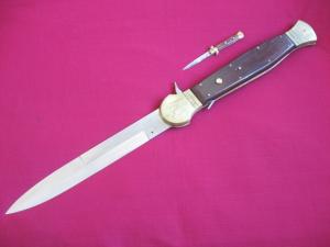 RARE Giant CAMPOLIN Stiletto Italian DISPLAY Fulcrum Release Switchblade Knife