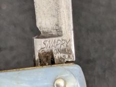 Vintage Colonial Snappy Fishtail Automatic Pocketknife