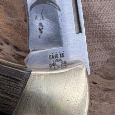 Case XX 58L SS USA 9 Dot Mako Knife - with Leather Sheath Lock back Hunter(1111)