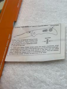 Marbles Model 80806 Safety Hunter Folder New In Box Made In USA