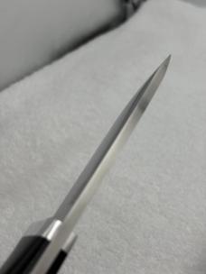 Bark River Classic Drop Point Hunter Black Linen Micarta Handles New In Box Made In USA 