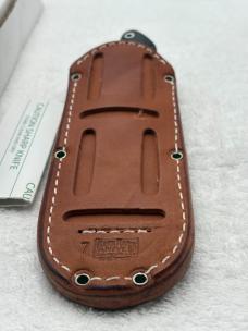 Bark River Classic Drop Point Hunter Black Linen Micarta Handles New In Box Made In USA 