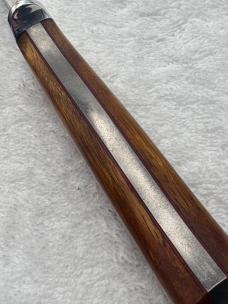 Bark River Fixed Blade Sheath Knife Wooden Handles Made In USA 