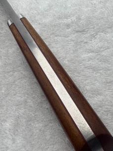 Bark River Fixed Blade Sheath Knife Wooden Handles Made In USA 