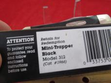 Buck Mini Trapper Model # 312
