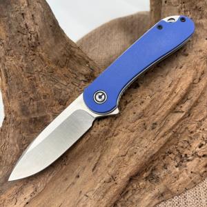 Civivi Elementum Liner Lock D2 Stainless Steel Blue G10 Flipper Knife (150)