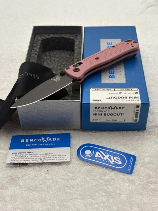 Benchmade 533BK-05 Mini Bugout New In Box Made In USA Been Discontinued