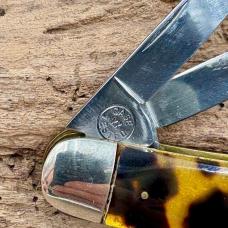 W. R. Case & Sons Classic 19USA92 Tortoise Shell 73043 1/2 Whittler Pocket Knife