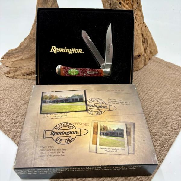 Remington Bullet 2 blade Pocket Knife Trapper First Production Run Madison NC