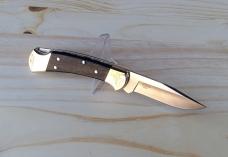 Buck 112 Ranger - Buck Medallion - African Ebony Handle S30V Blade - New