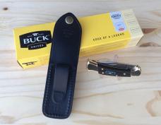 Buck 112 Ranger - Buck Medallion - African Ebony Handle S30V Blade - New