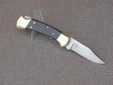 Buck 112 Ranger - Buck Medallion - Limited Edition African Ebony D2 Blade - New
