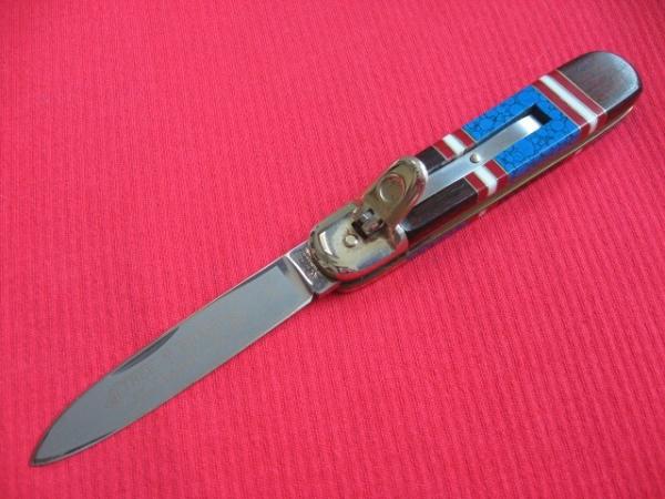 Special Vintage Custom German Boker 712 Leverlock Knife 
