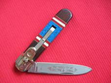 Special Vintage Custom German Boker 712 Leverlock Knife 
