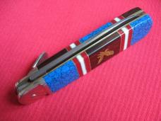 Special Vintage Custom German Boker 712 Leverlock Knife 